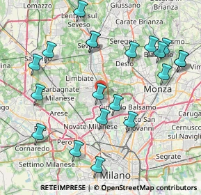 Mappa Via Asiago, 20037 Paderno Dugnano MI, Italia (9.0645)