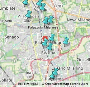 Mappa Via Asiago, 20037 Paderno Dugnano MI, Italia (2.045)