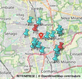 Mappa Via Asiago, 20037 Paderno Dugnano MI, Italia (1.51105)