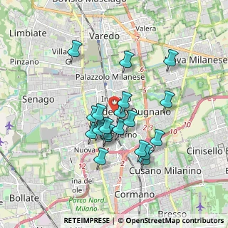 Mappa Via Asiago, 20037 Paderno Dugnano MI, Italia (1.505)