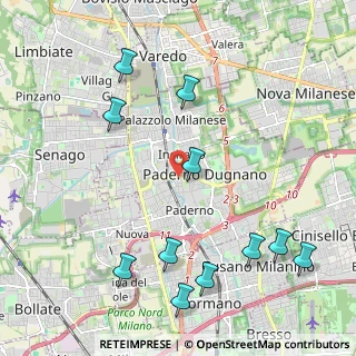 Mappa Via Asiago, 20037 Paderno Dugnano MI, Italia (2.52455)