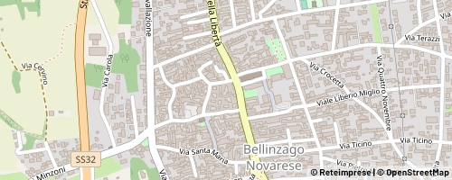 Mappa Bellinzago Novarese