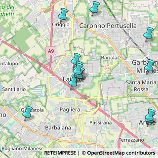 Mappa Via Giuseppe Giusti, 20020 Lainate MI, Italia (2.26077)