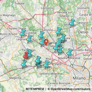 Mappa Via Giuseppe Giusti, 20020 Lainate MI, Italia (7.3225)