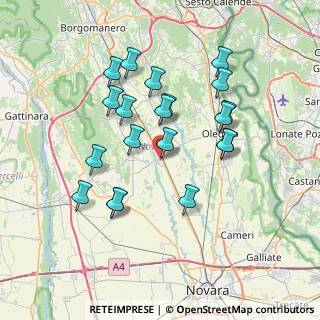 Mappa Via Gaspare Cavagnino, 28015 Momo NO, Italia (6.8505)