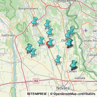 Mappa Via Gaspare Cavagnino, 28015 Momo NO, Italia (7.40333)