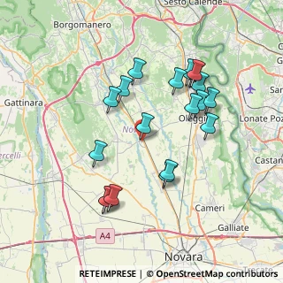Mappa Via Gaspare Cavagnino, 28015 Momo NO, Italia (7.16789)