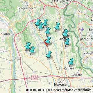 Mappa Via Gaspare Cavagnino, 28015 Momo NO, Italia (6.504)