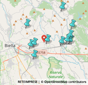 Mappa Via IV Novembre, 13855 Valdengo BI, Italia (3.64273)