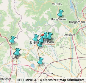 Mappa Via IV Novembre, 13855 Valdengo BI, Italia (11.96)