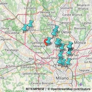 Mappa Via Isolino, 20030 Senago MI, Italia (6.99933)