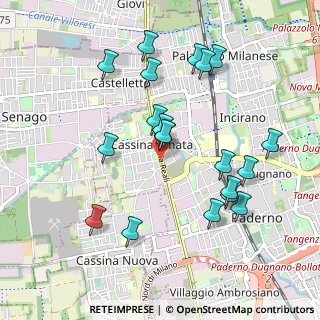 Mappa Via Reali, 20037 Paderno Dugnano MI, Italia (0.9775)