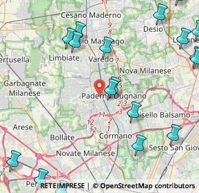 Mappa Via Leonardo Da Vinci, 20037 Paderno Dugnano MI, Italia (6.179)