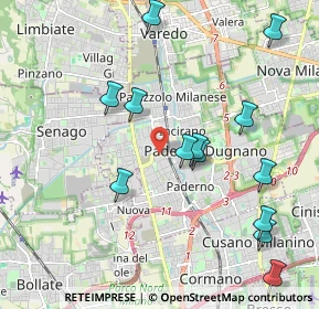 Mappa Via Leonardo Da Vinci, 20037 Paderno Dugnano MI, Italia (2.20231)