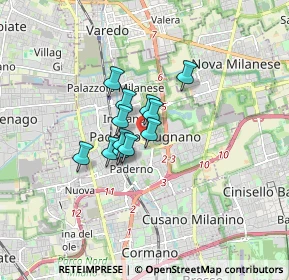 Mappa Viale della Repubblica, 20037 Arese MI, Italia (0.96667)