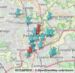 Mappa Viale della Repubblica, 20037 Arese MI, Italia (1.52588)