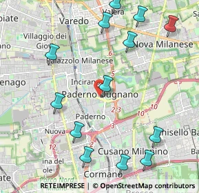 Mappa 20037 Arese MI, Italia (2.53154)