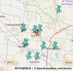 Mappa Via Monte Bianco, 30037 Scorzè VE, Italia (3.63364)