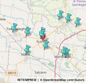Mappa Via Monte Bianco, 30037 Scorzè VE, Italia (3.80364)