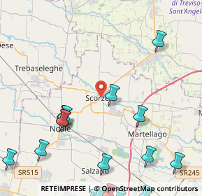 Mappa Via Monte Bianco, 30037 Scorzè VE, Italia (6.6085)