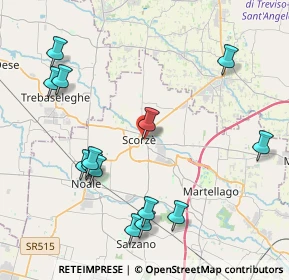 Mappa Via Monte Bianco, 30037 Scorzè VE, Italia (4.64071)