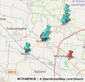 Mappa Via Monte Bianco, 30037 Scorzè VE, Italia (3.53615)