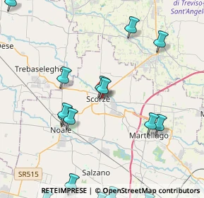Mappa Via Monte Bianco, 30037 Scorzè VE, Italia (5.89389)