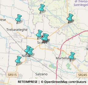Mappa Via Monte Bianco, 30037 Scorzè VE, Italia (3.90273)