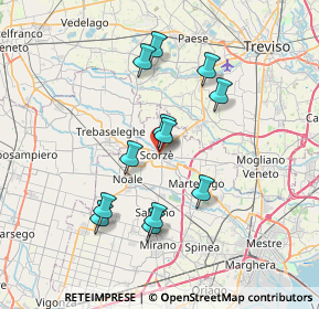 Mappa Via Monte Bianco, 30037 Scorzè VE, Italia (6.47667)