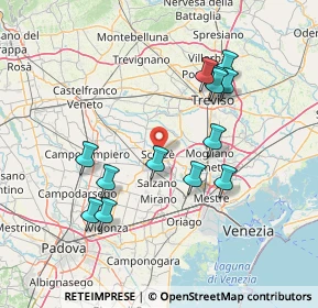 Mappa Via Monte Bianco, 30037 Scorzè VE, Italia (14.34462)