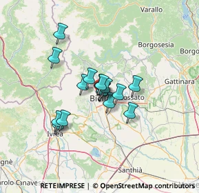 Mappa Via Eriberto Ramella Germanin, 13900 Biella BI, Italia (8.74188)