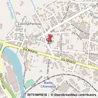 Mappa Via gamba gaspare 2, 13900 Biella, Biella (Piemonte)