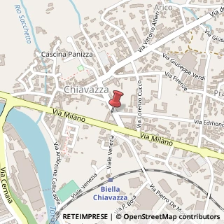 Mappa Via G. Gamba, 3, 13900 Biella, Biella (Piemonte)