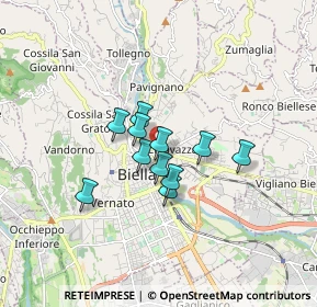 Mappa Via del, 13900 Biella BI, Italia (1.09182)