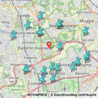 Mappa Viale Arturo Toscanini, 20037 Paderno Dugnano MI, Italia (2.5275)