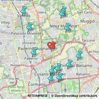 Mappa Viale Arturo Toscanini, 20037 Paderno Dugnano MI, Italia (2.38923)