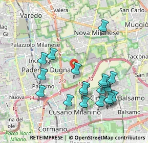 Mappa Viale Arturo Toscanini, 20037 Paderno Dugnano MI, Italia (1.95684)