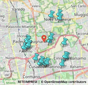 Mappa Viale Arturo Toscanini, 20037 Paderno Dugnano MI, Italia (1.90526)