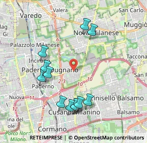 Mappa Viale Arturo Toscanini, 20037 Paderno Dugnano MI, Italia (2.01417)