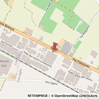 Mappa Via Lavoro e Industria, 79, 25030 Coccaglio, Brescia (Lombardia)