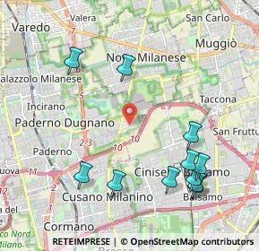 Mappa Via Antonio Casaletti, 20037 Paderno Dugnano MI, Italia (2.36)