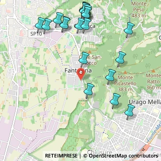 Mappa Via XXV Aprile, 25060 Cellatica BS, Italia (1.334)