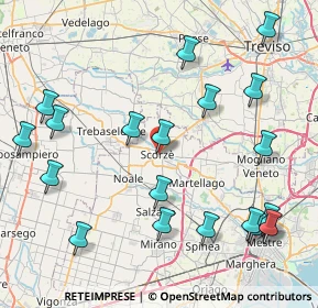 Mappa Via Cercariolo, 30037 Scorzè VE, Italia (10.0405)