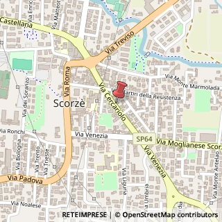 Mappa Via Cercariolo, 22, 30037 Scorzè, Venezia (Veneto)