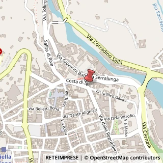 Mappa Via Galileo Galilei, 3, 13900 Biella, Biella (Piemonte)