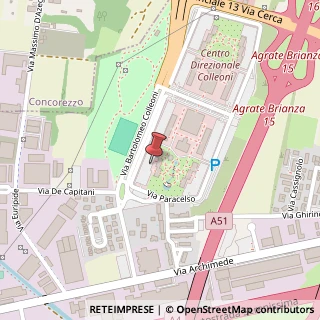 Mappa Viale Bartolomeo Colleoni, 25, 20864 Agrate Brianza, Monza e Brianza (Lombardia)