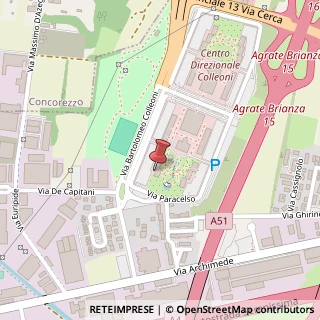 Mappa Viale Bartolomeo Colleoni, 25, 20864 Agrate Brianza, Monza e Brianza (Lombardia)