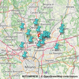 Mappa Via Enrico Tazzoli, 20900 Monza MB, Italia (5.66563)