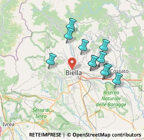 Mappa Via Camillo Benso Cavour, 13900 Biella BI, Italia (6.09273)