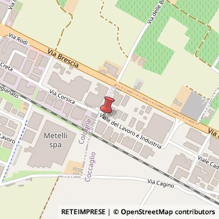 Mappa Via Lavoro e Industria, 47, 25030 Coccaglio, Brescia (Lombardia)